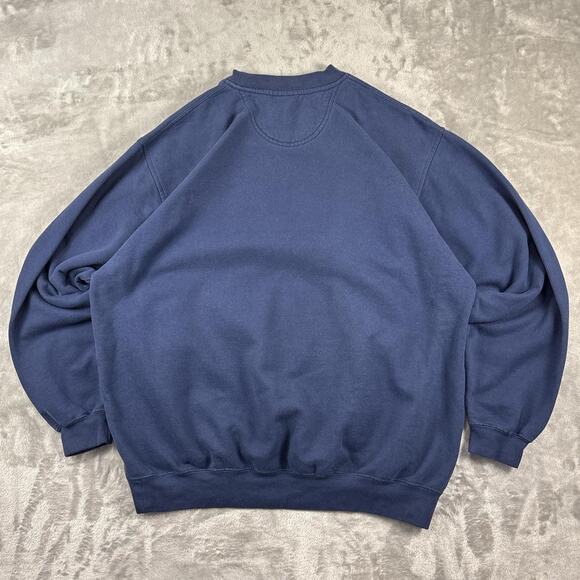 2000s Vintage Denver Broncos NFL Sweatshirt Navy Orange Football Size Large - Picture 2 of 7